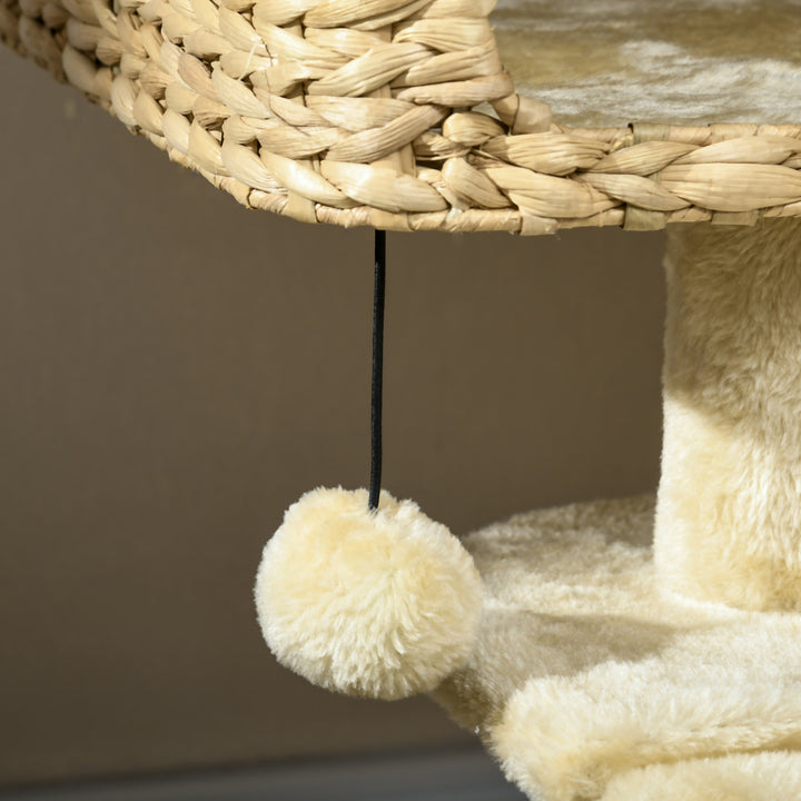 95cm Cat Tree Tower for Indoor Cats, with Scratching Post, Cat House, 