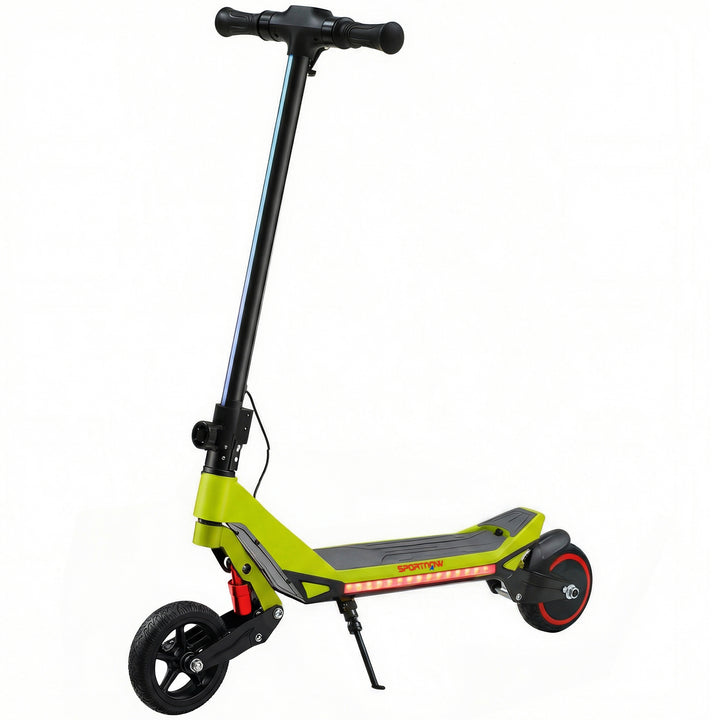 Electric Scooter for Kids, Foldable E Scooter for Age Age 6+ with LED 