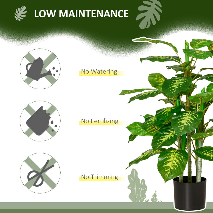Faux Rose Plants, with Pots