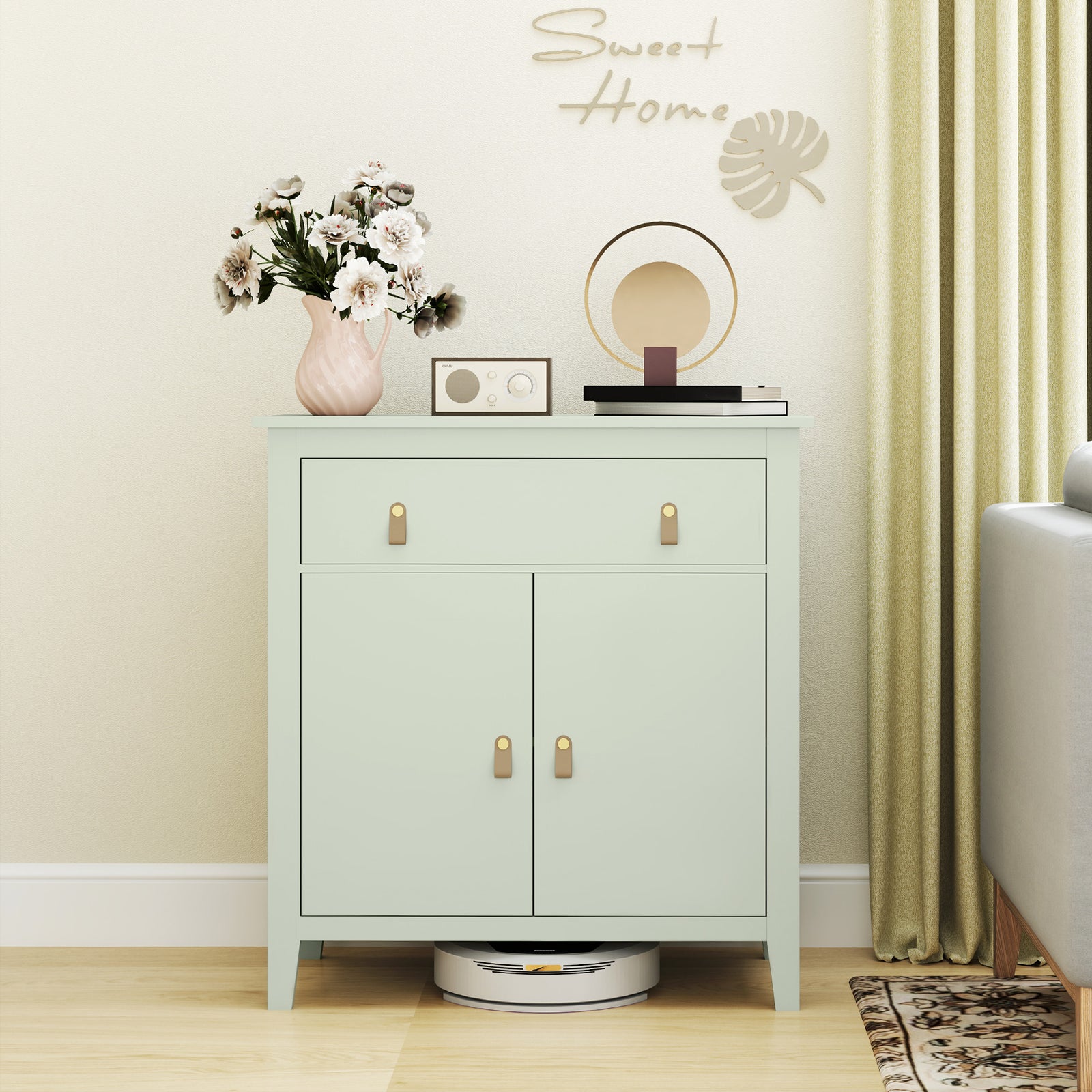 Farmhouse Style Sideboard - Light Green