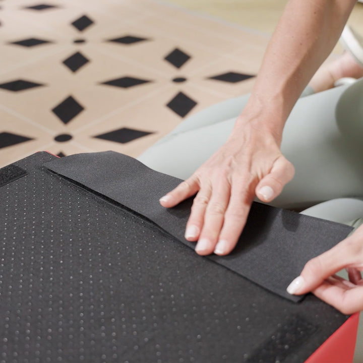 MCL Soft Play Set, 7 Piece Foam Blocks, Toddler Climb and Crawl Activity Set for 1-3 Years, Soft Play Equipment for Building and Stacking, Educational Play, Red