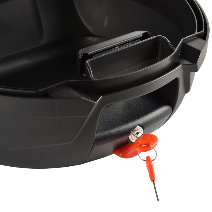 MCL 32L Motorcycle Tail box Helmet Top Case Motorbike Luggage Storage Trunk Carrier Mount Rack