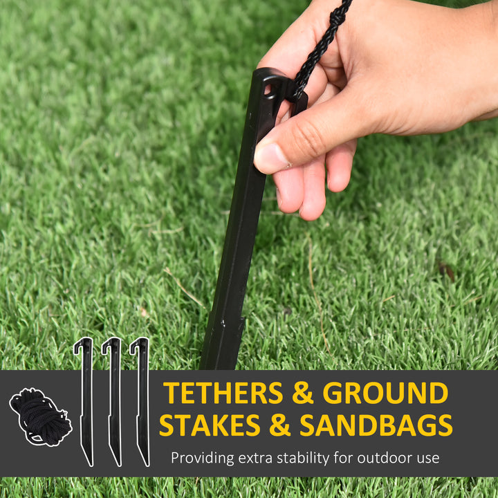 MCL 8ft Inflatable Christmas Santa Claus Xmas Decoration with LED Holiday Air Blown Yard Outdoor Décor