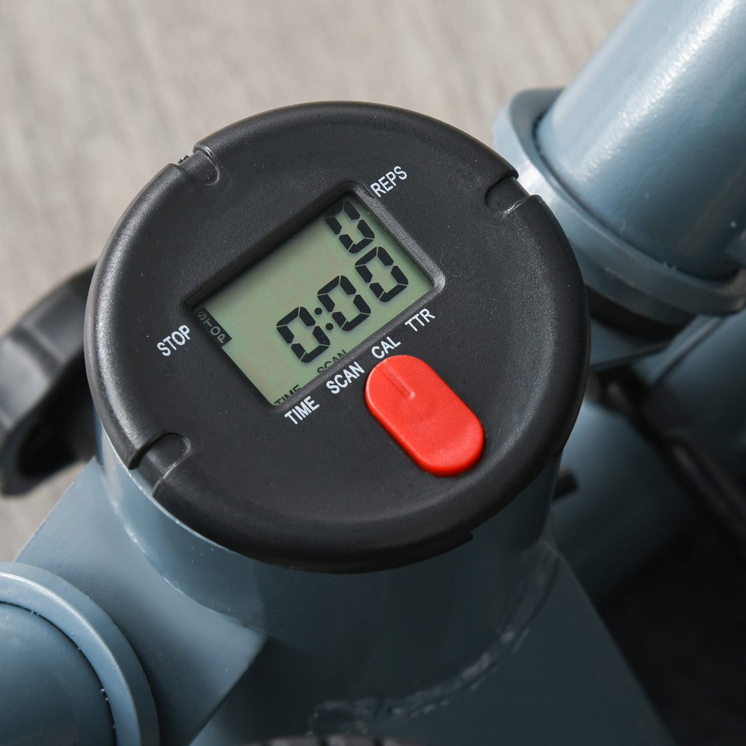 MCL Mini Stepper Step Machine with Resistance Bands and Cushion Mat for Leg Arm Full Body Training Fitness Stair Stepper