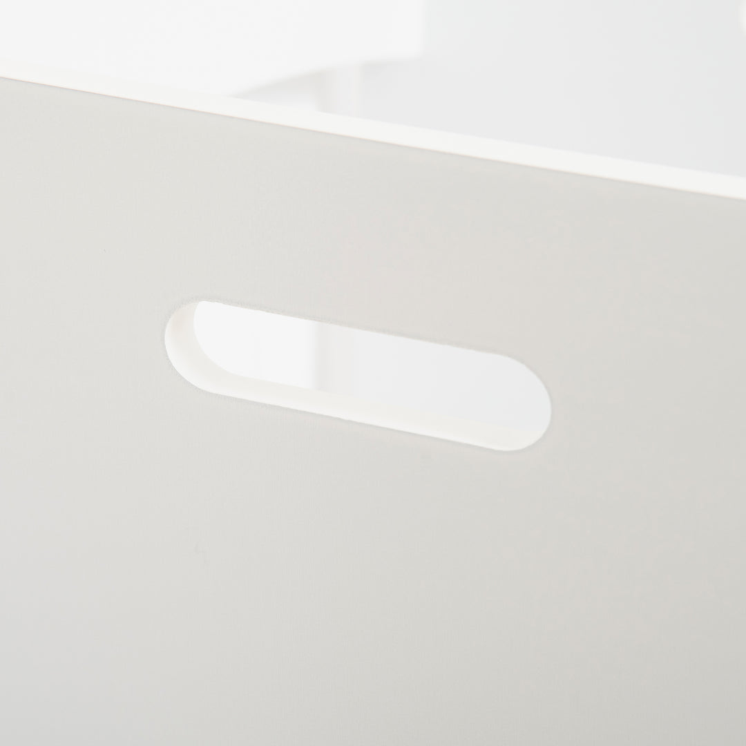 MCL Toddler Step Stool Kids Adjustable Standing Tower with Safety Rail for Kitchen Counter White