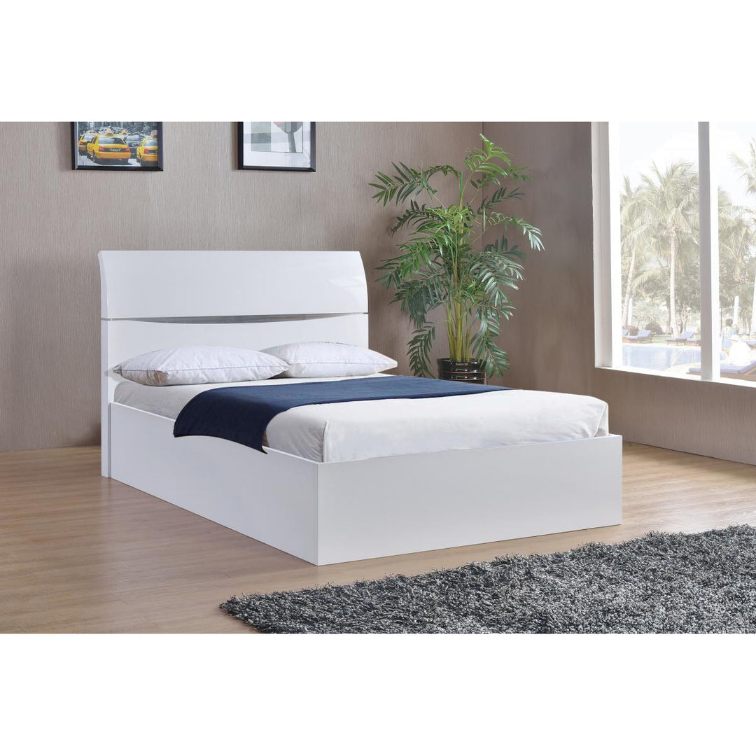 Arden High Gloss Storage Bed Double