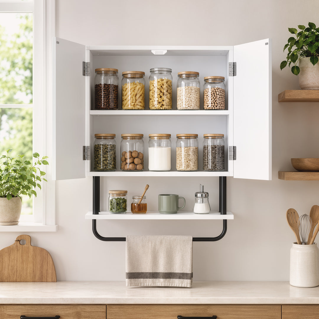 Bathroom Wall Cabinet Modern Space Saver Wall Mounted Cabinet Doors St
