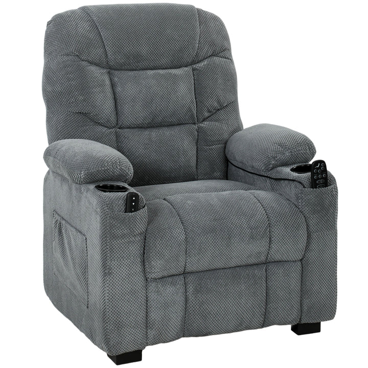 Recliner Armchair with Vibration Massage, Heat, Whisper-Quiet Motor, M
