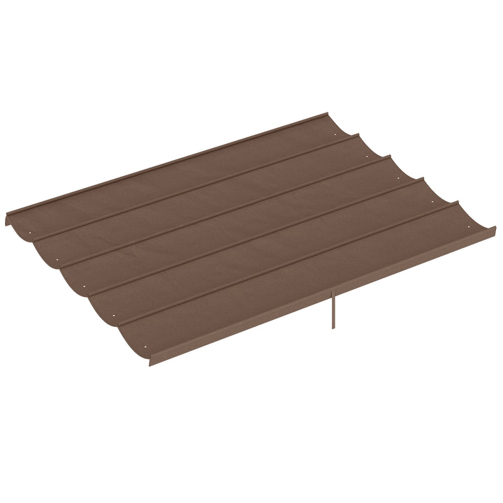 Retractable Pergola Cover, 3.5 x 2.6 m Replacement Canopy Fabric for 4