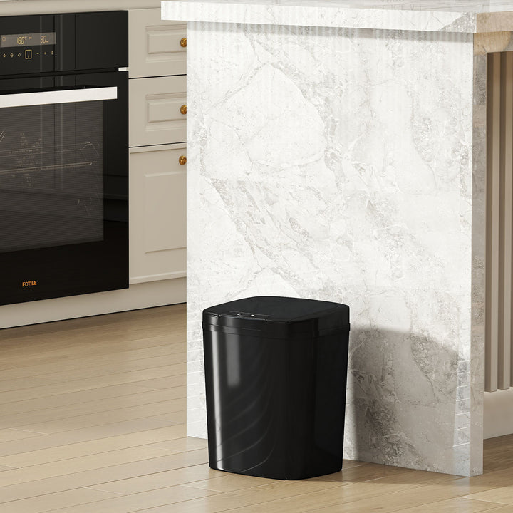 15L Sensor Bin, Automatic Touchless Kitchen Bin, Easy Clean, Battery Operated for Home Office, Bedroom, Bathroom