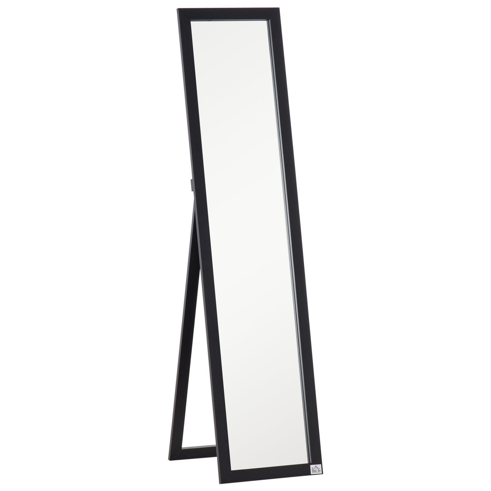 Full Length Mirror for Bedroom, Free Standing Dressing Mirror, Wall Mirror for Living Room, 37 x 154 cm, Black