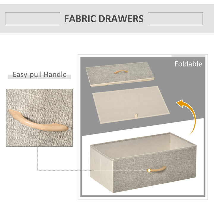 3 Drawer Storage Chest Unit Home Cabinet w/ Shelves Home Living Room Bedroom Entryway Living Furniture, Light Grey