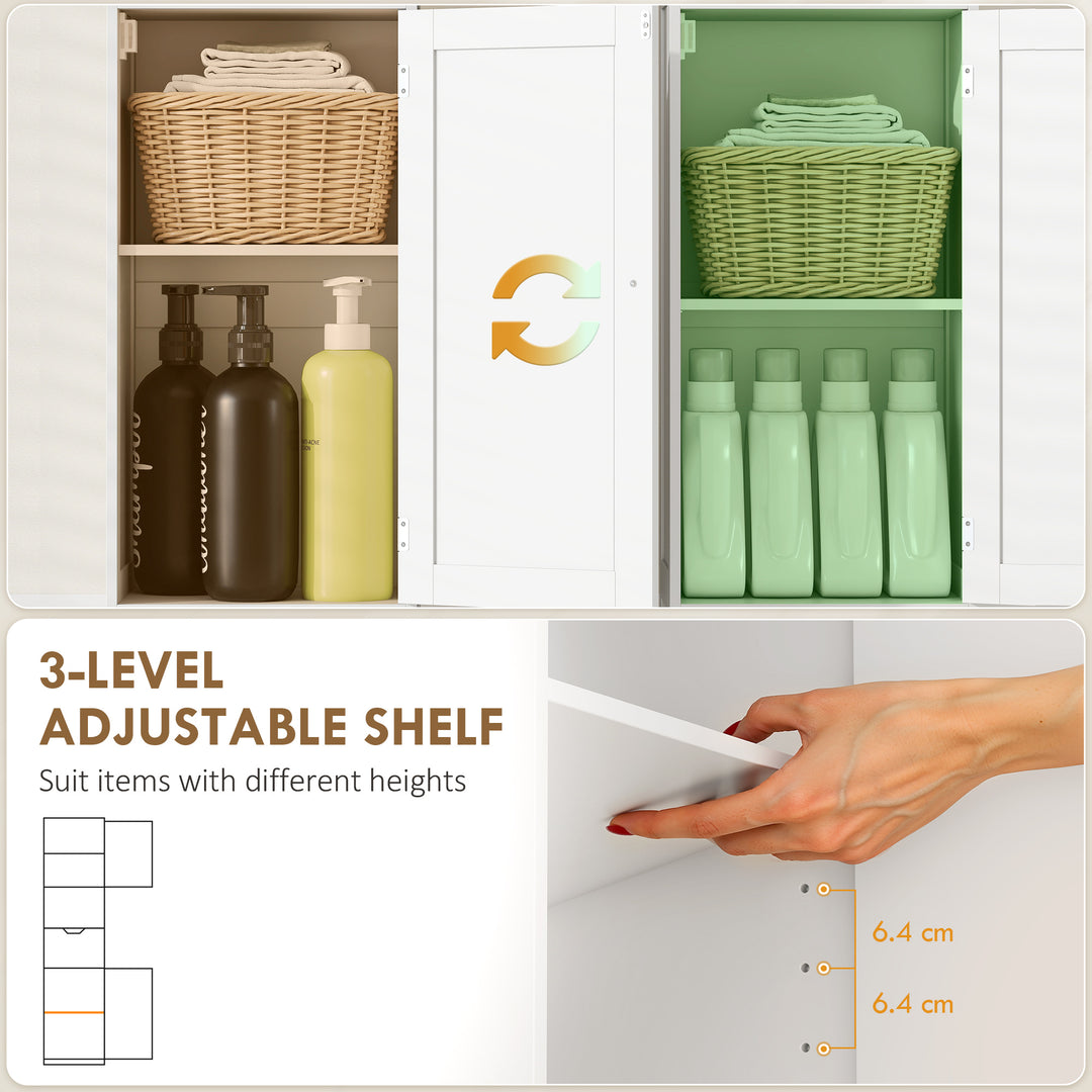 Slim Bathroom Storage Cabinet, with Sensor Lights