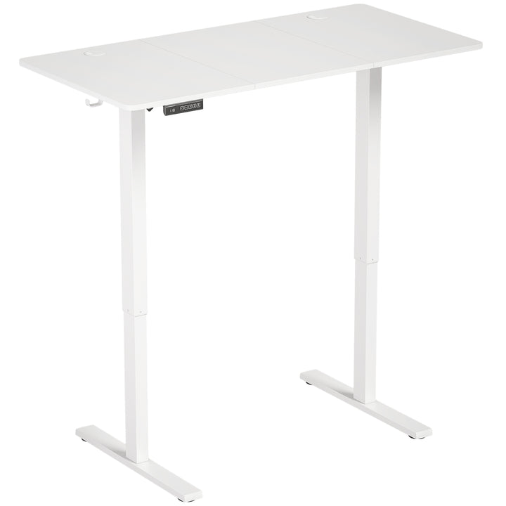 Standing Desk Memory Control Height Adjustable Desk 2 Cable Holes LED