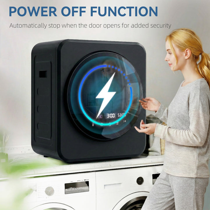 Vented Tumble Dryer, 4 kg Front Tumble Dryer with Stainless Steel Tub,