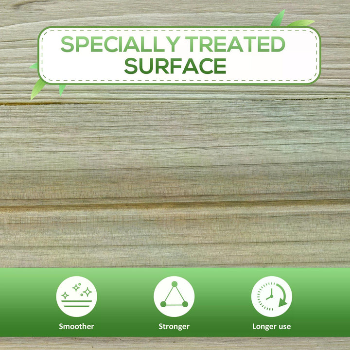 MCL Garden Wooden Planters， Raised Garden Bed with Legs and Storage Shelf Elevated Wooden Planter Box