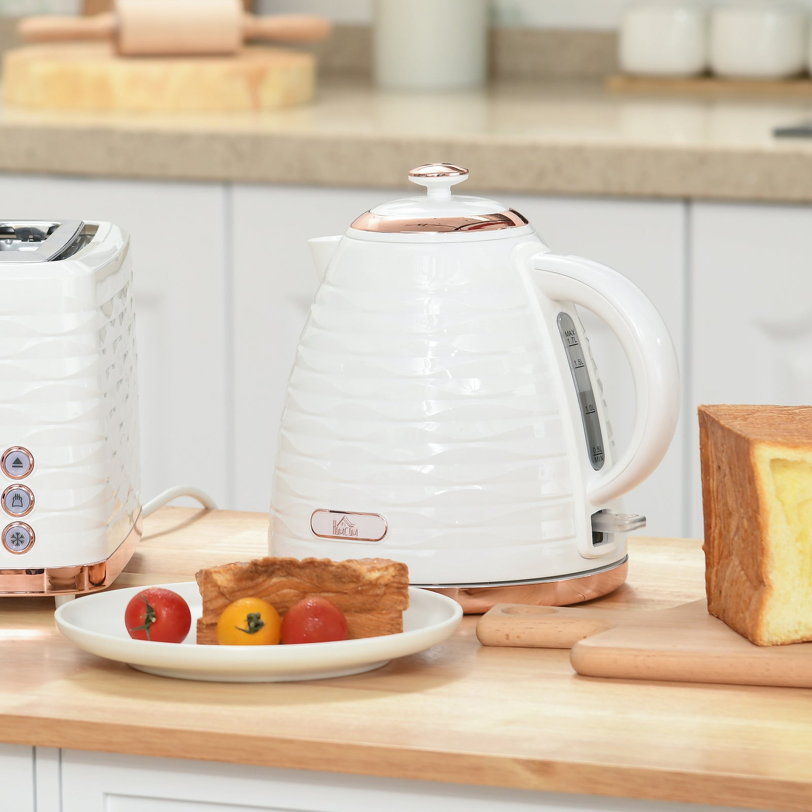 3kW Rapid Boil Honeycomb Kettle - Cream