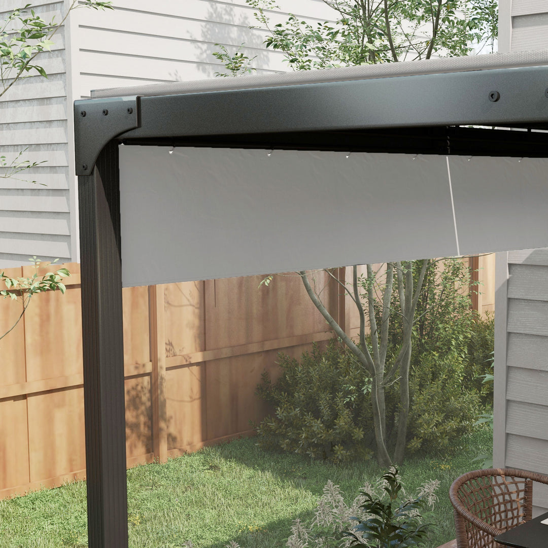 Set of Two 3 x 2m Replacement Pergola Panels - Grey