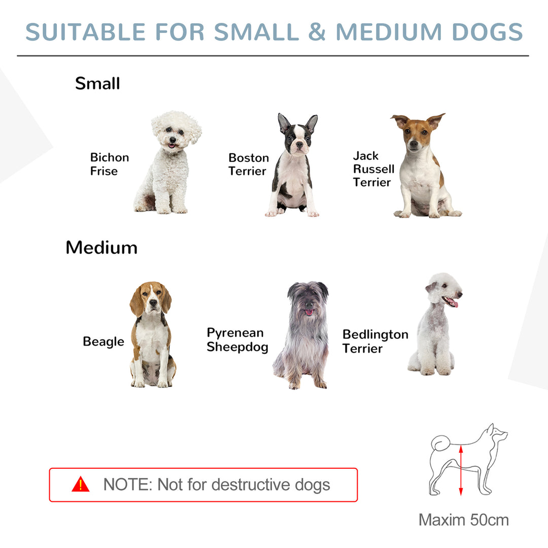 Wooden Dog Gate, Dog Fence Indoor, 80 cm Tall Freestanding Pet Gate for Small and Medium Dogs with 4 Panels, 2 Support Feet, White