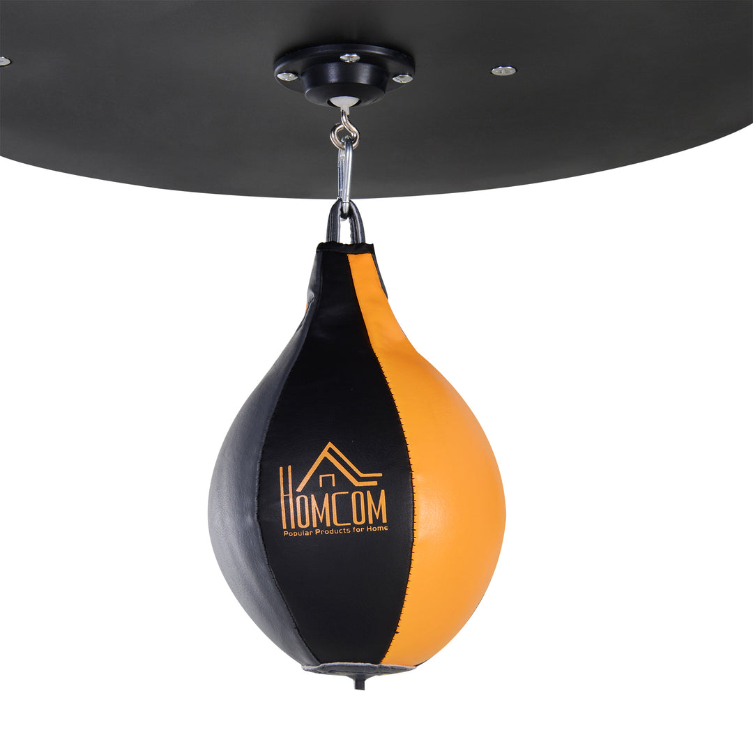 MCL Freestanding Boxing Punch Bag & Speed ball Station, for Home Gym, Grey