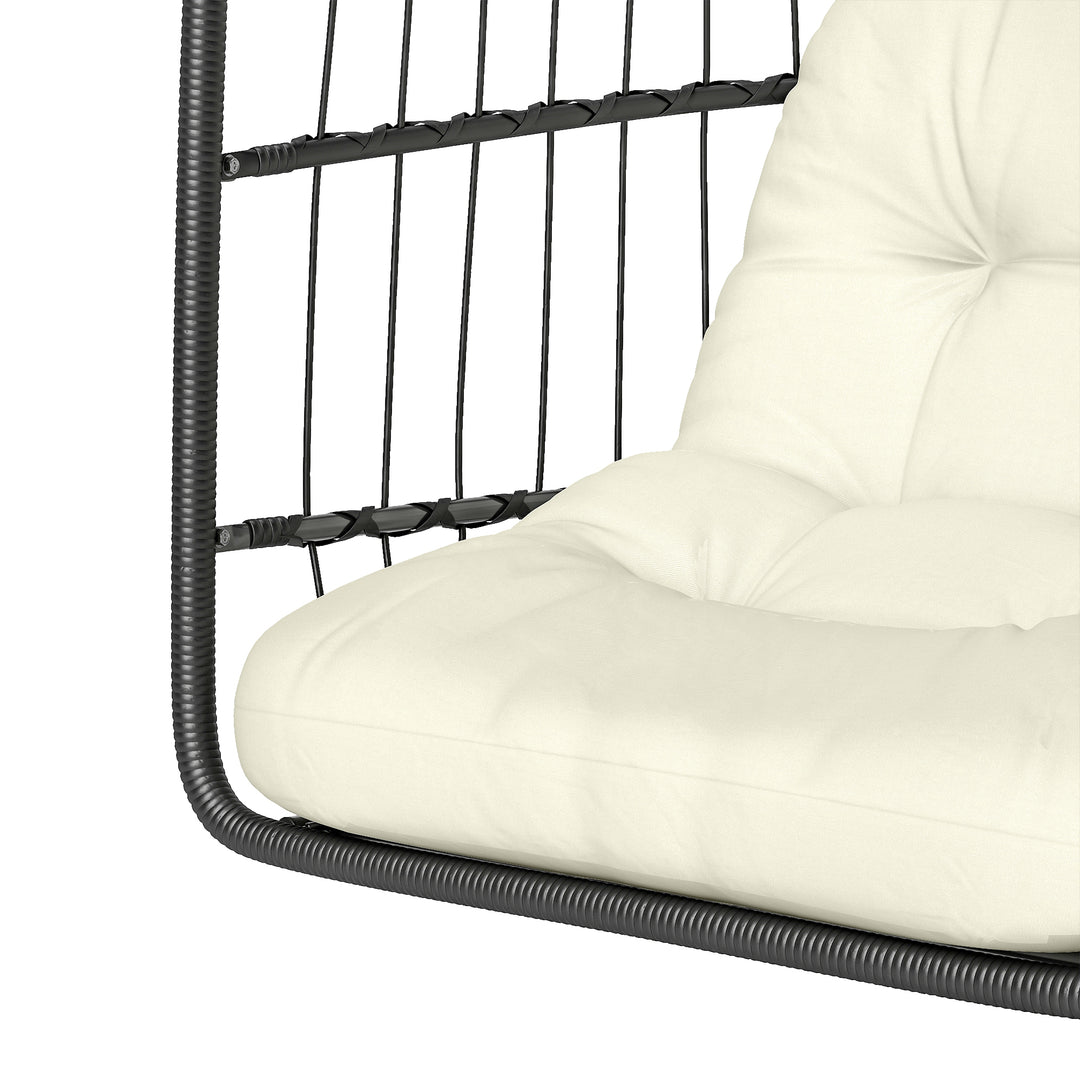 Hanging Egg Chair, Indoor Outdoor Hammock Swing Chair with Stand, Safe