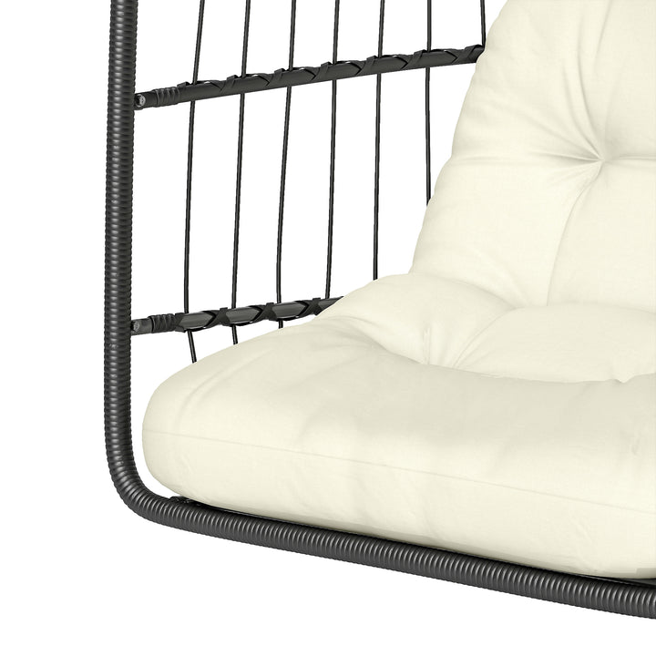 Hanging Egg Chair, Indoor Outdoor Hammock Swing Chair with Stand, Safe