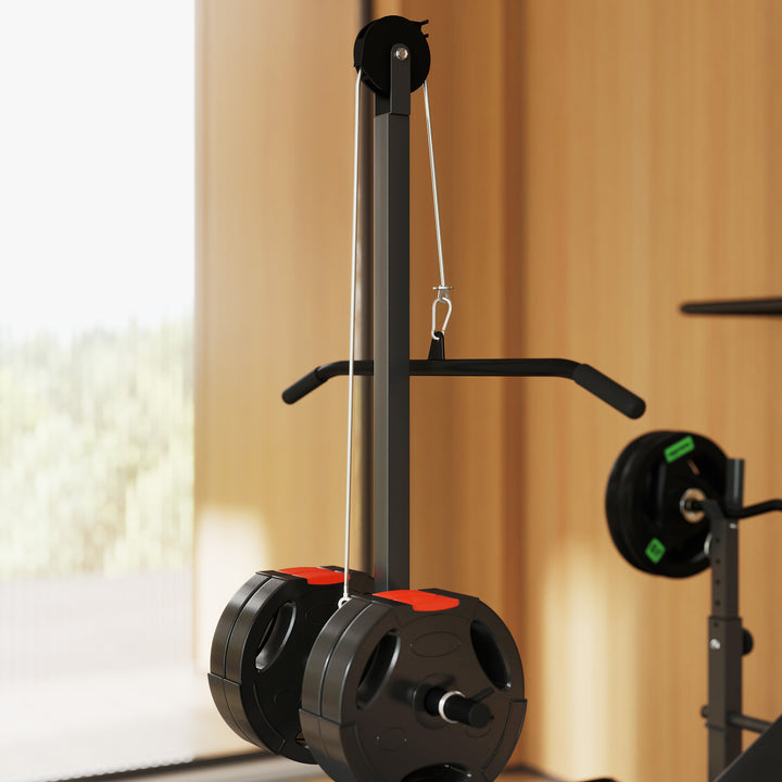 SPORTNOW Multi-Exercise Adjustable Weight Bench with Bench Press Rack
