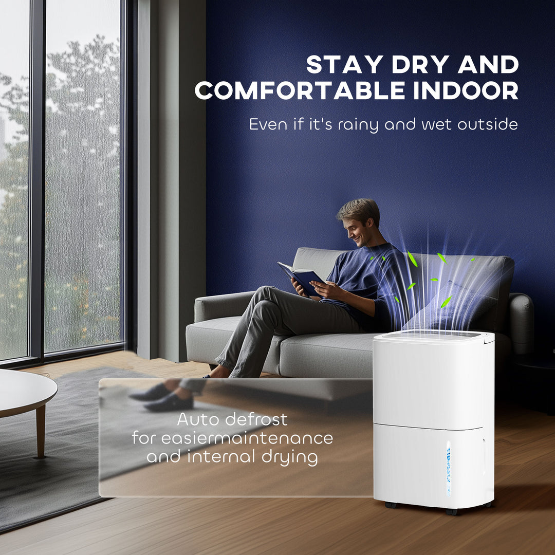 20L Dehumidifier, with Touch Control - White