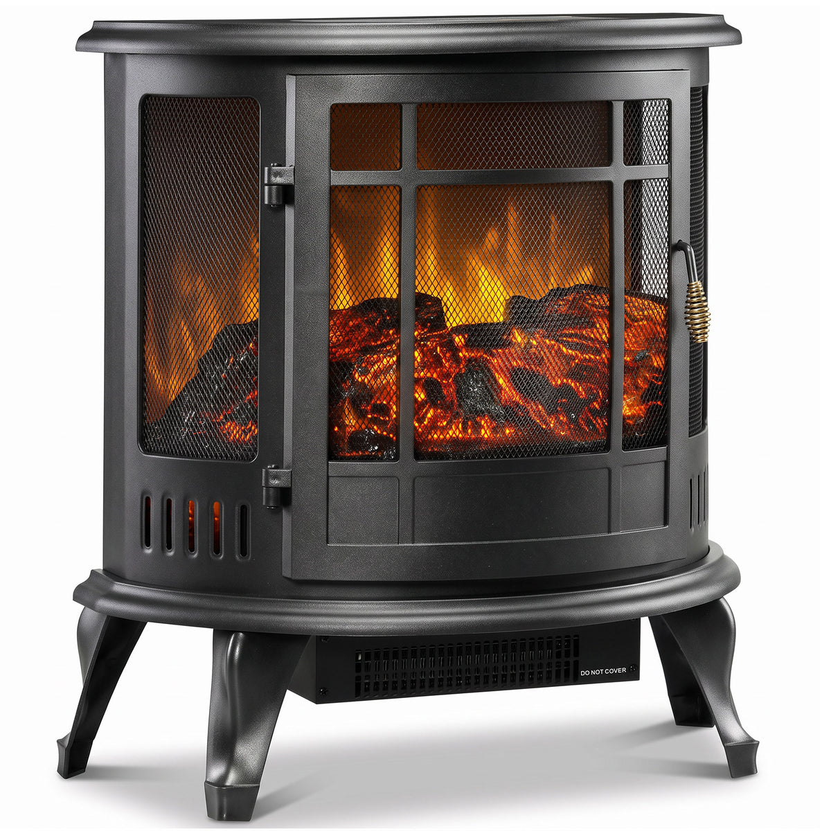 Electric Fireplace Stove, Freestanding Electric Fire Heater with