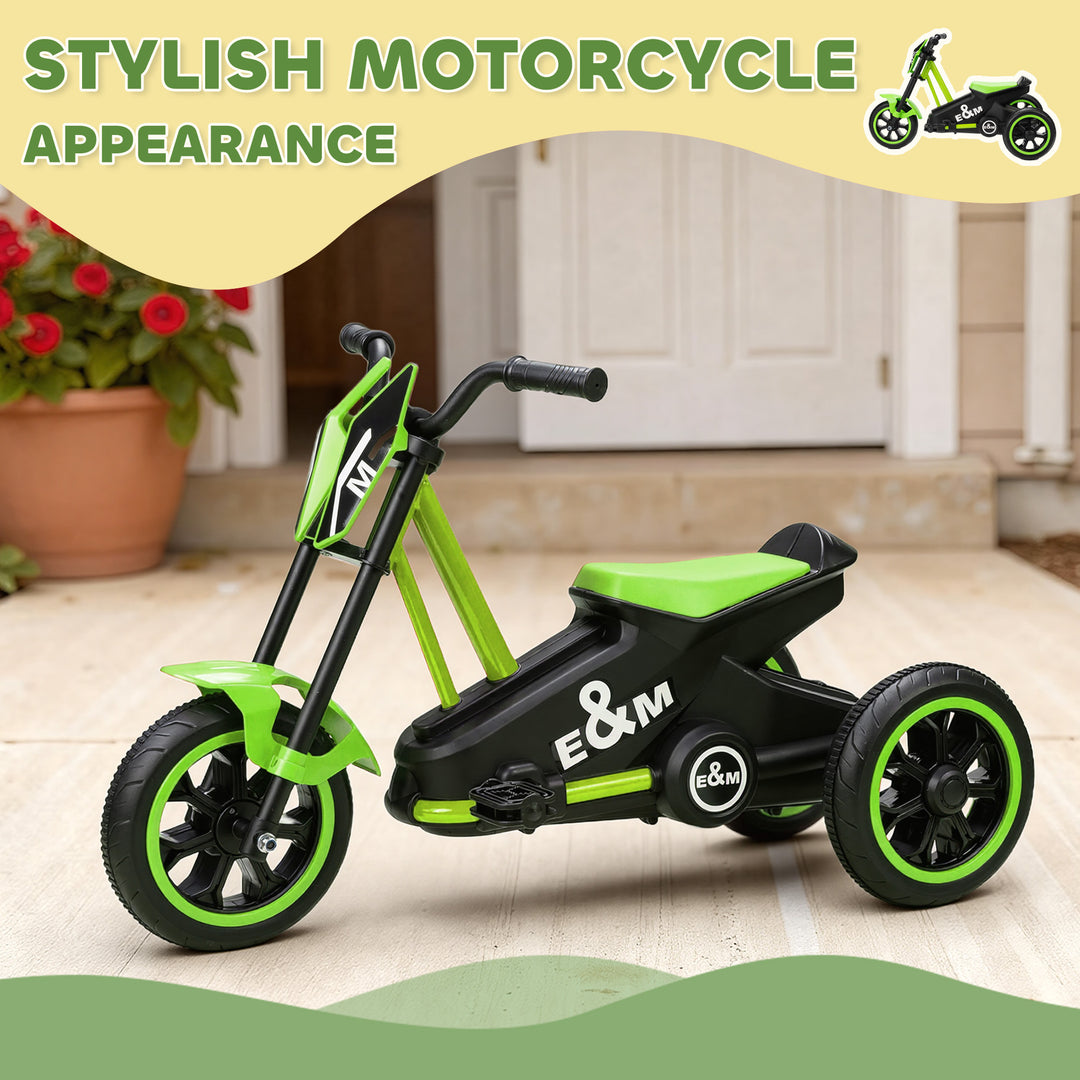 Kids Tricycle Baby Trike, Kids Trike with Pedal, 3 Wheel Toddler Balance Bike for Indoor Outdoor Use