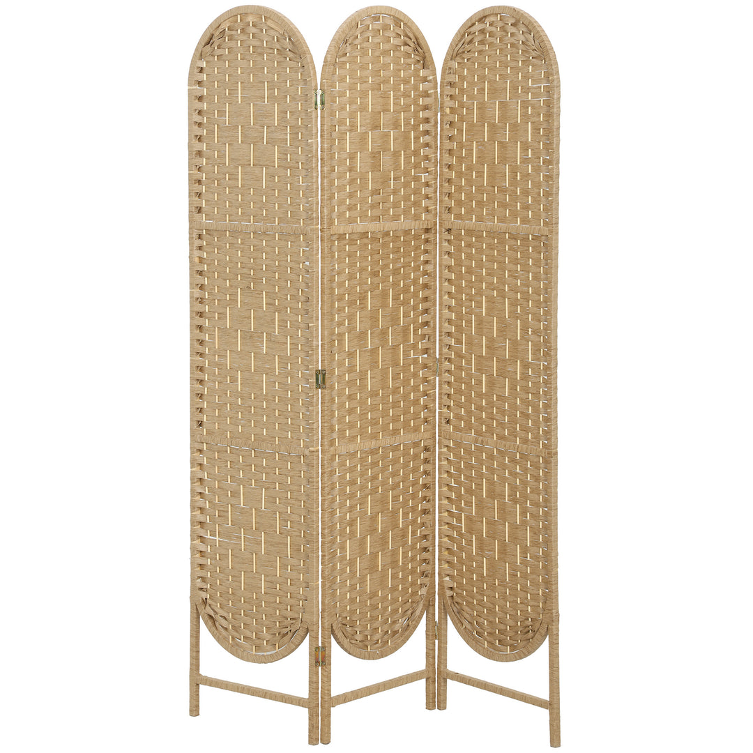 Freestanding Privacy Screen, 3 Panel Folding Room Divider for Living R