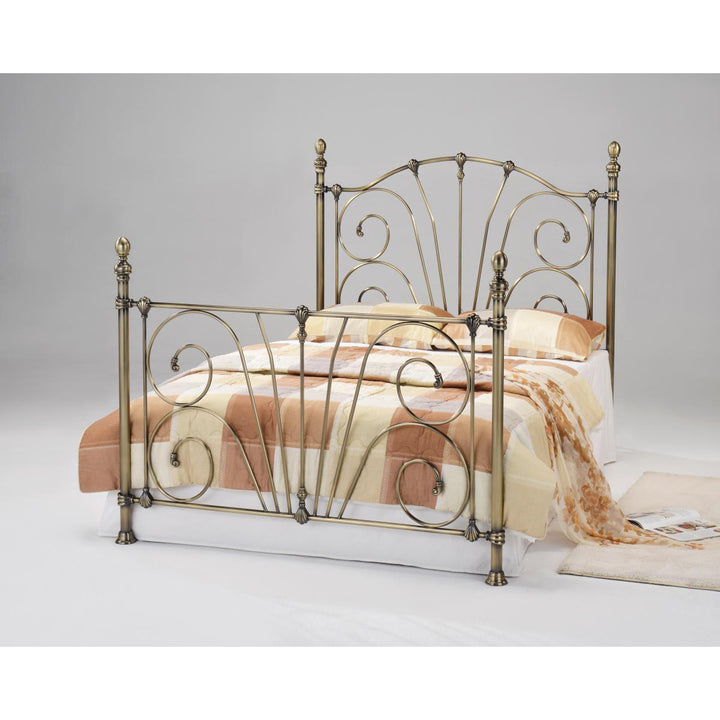 Beatrice Double Bed White
