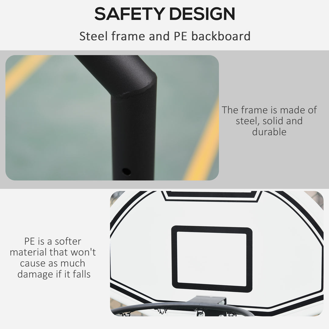 MCL 94-123cm Adjustable Height Basketball Hoop and Stand