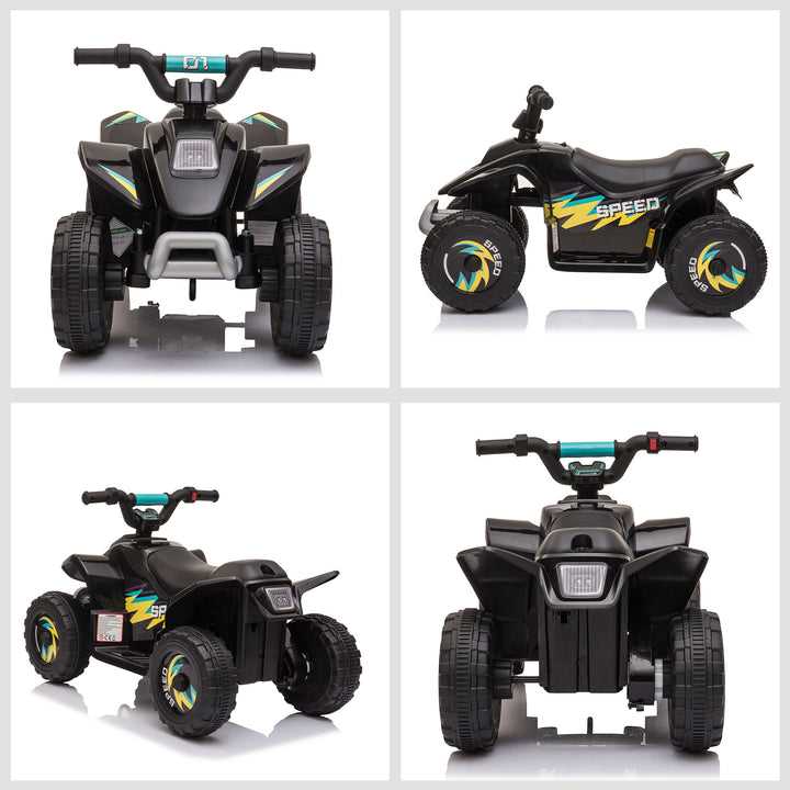 HOMCOM 6V Kids Electric Ride on Car ATV Toy Quad Bike Four Big Wheels w/ Forward Reverse Functions Toddlers aged 18