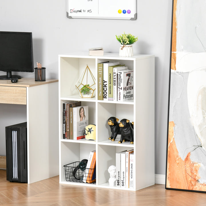 MCL Six-Cube Bookcase - White Wood Effect