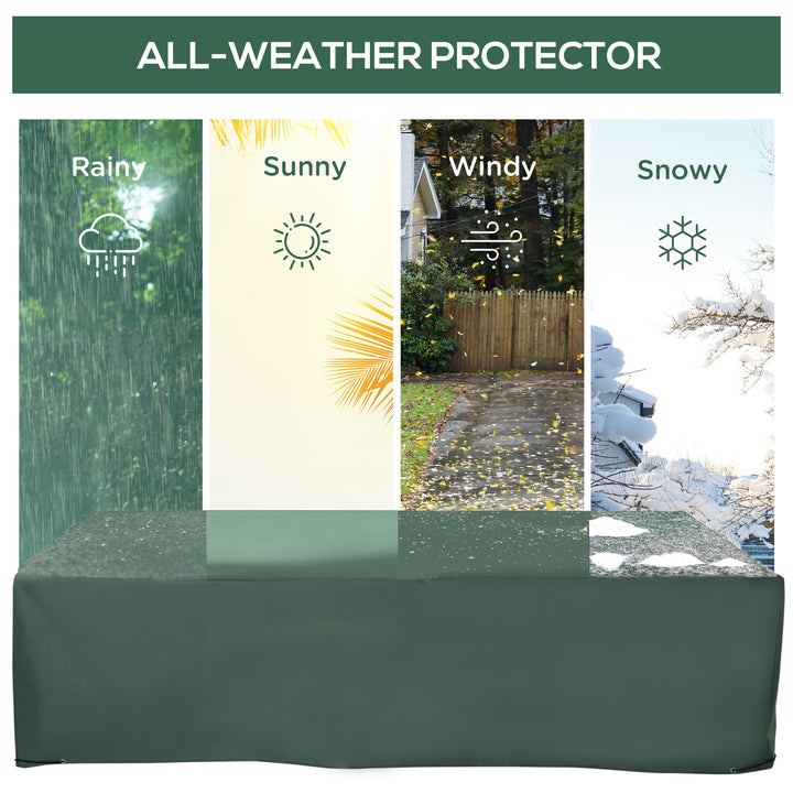 255x142cm Outdoor Garden Rattan Furniture Protective Cover Water UV Resistant