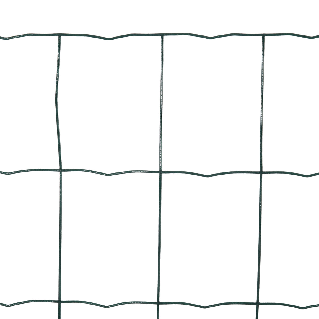 1M x 10M Chicken Wire Mesh Roll Rabbit Poultry Animal Fence PVC Coated Steel Metal Garden Netting Fencing