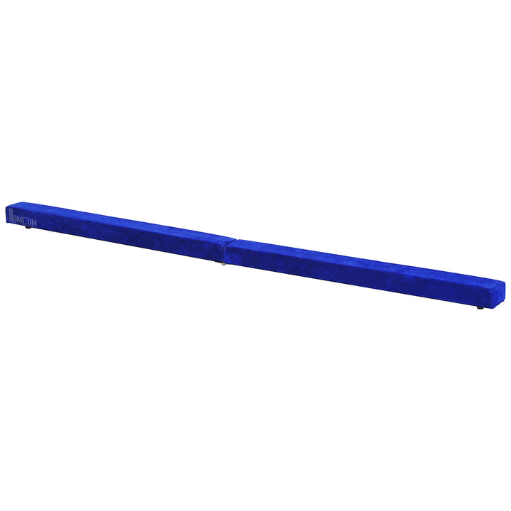 MCL 2.1M 7FT Gymnastics Folding Balance Beam Home Gym Training Exercise Sports - Blue
