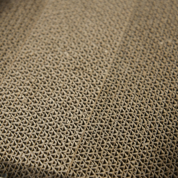 MCL Wooden Cat Litter Box Enclosure & House with Nightstand/End Table Design, Scratcher, & Magnetic Doors, Grey