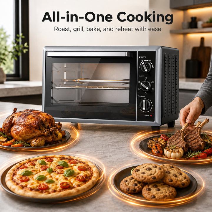 46L Mini Oven with Convection with Rotisserie, 90–230°C Adjustable - view 4