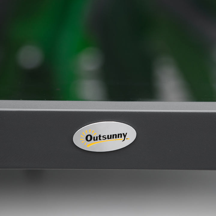 MCL 4 Piece L-shaped Garden Furniture Set 8-Seater Aluminium Outdoor Dining Set Conversation Sofa Set w/ Bench, Dining Table & Cushions, Grey