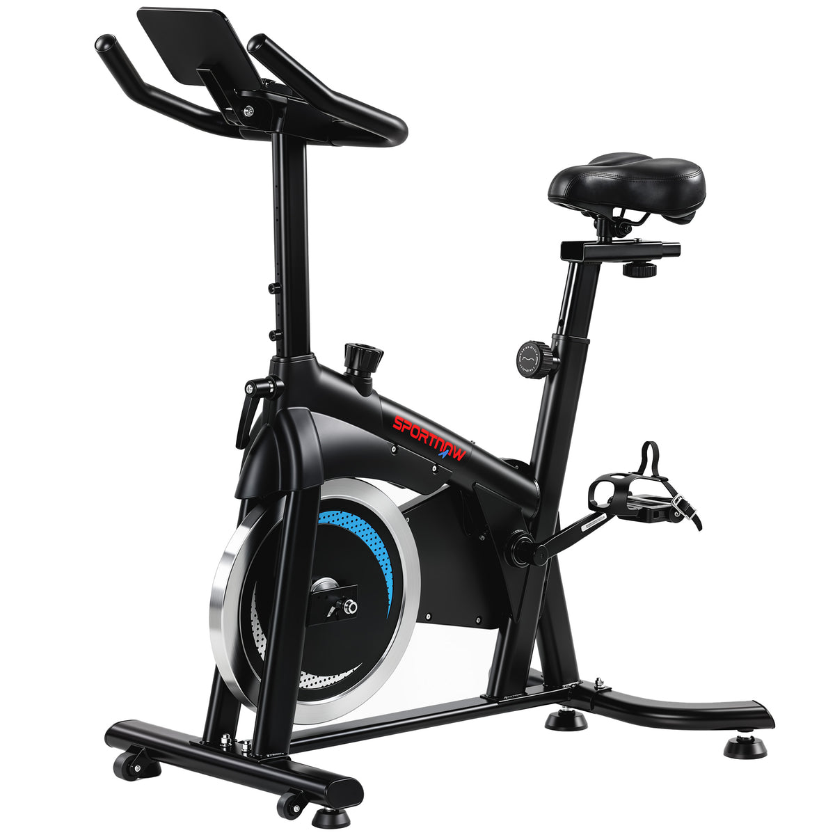 Exercise Bike, Indoor Stationary Bike with Smart APP, 0-100% Magnetic