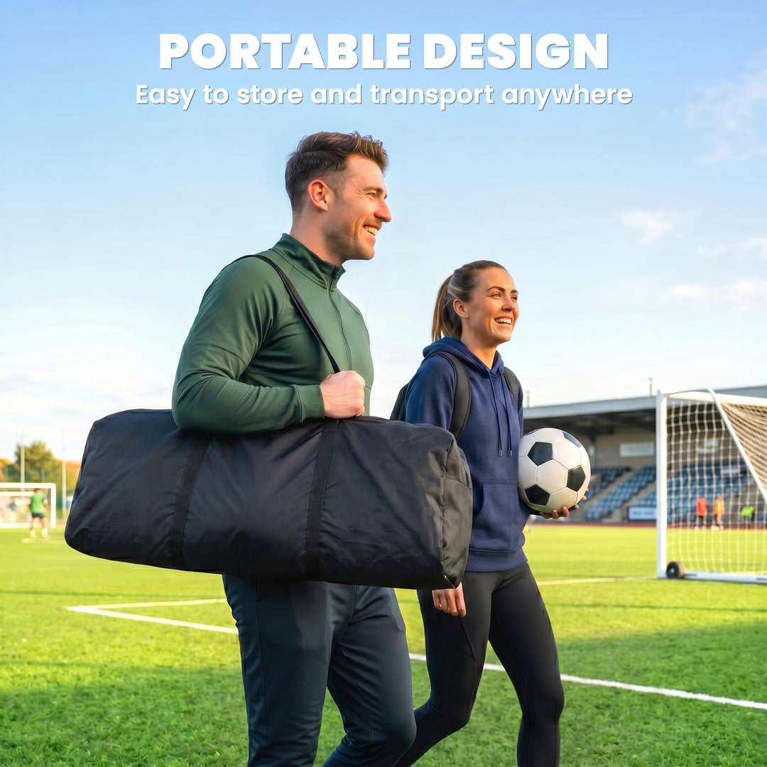 Football Rebounder Net, Portable Kickback Football Rebounder Net with 