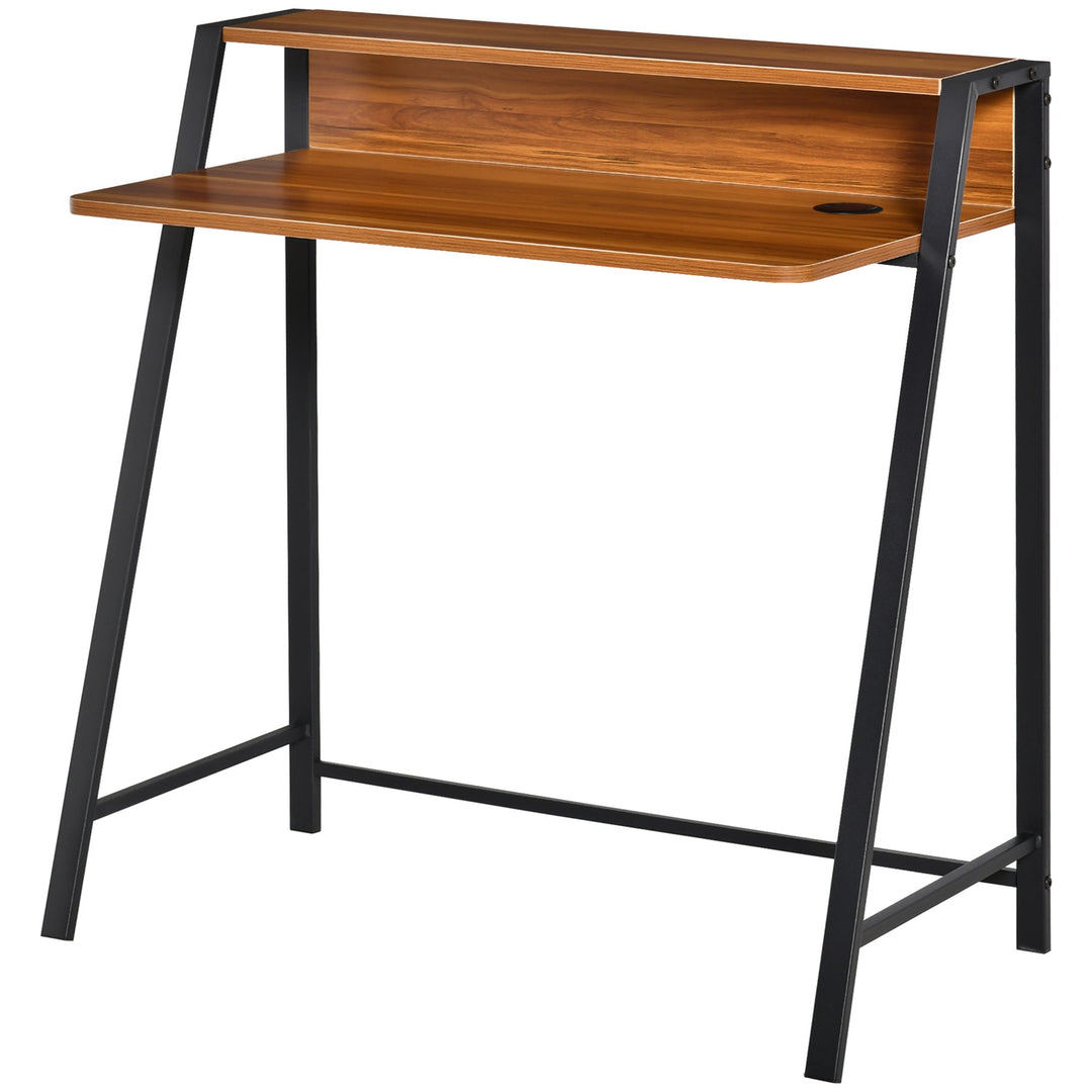 MCL Writing Desk Computer Table Home Office PC Laptop Workstation Storage Shelf 84L x 45W cm