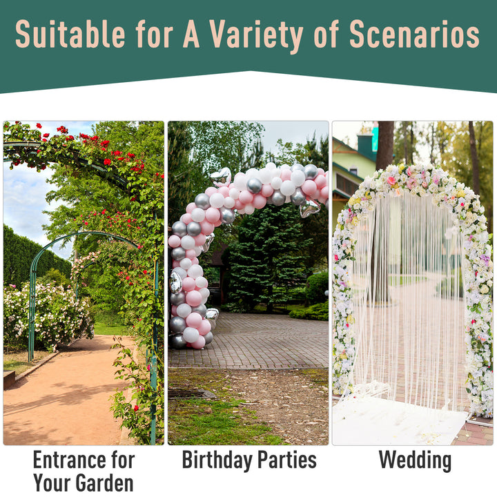 Garden Outdoor Entrance Arch with Door Outdoor Patio Decoration for Ro
