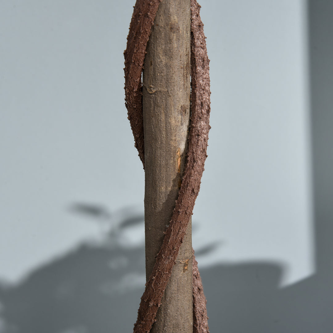 MCL Artificial Bay Laurel Topiary Trees w/ Pot Fake, Set Of 2 120cm/4FT Indoor Greenery Plant Home Office Garden Decor Green