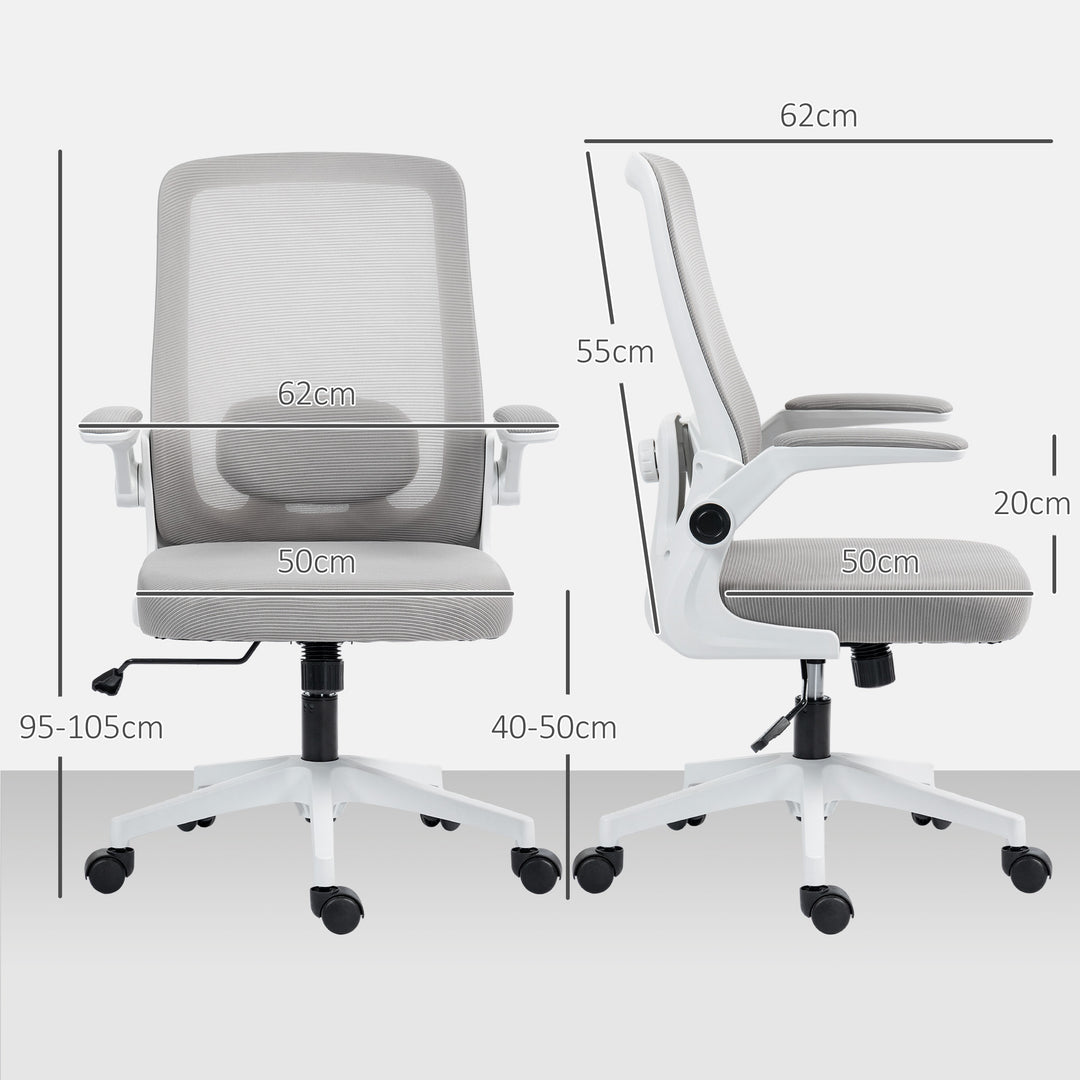 Mesh Back Adjustable Office Chair - Grey