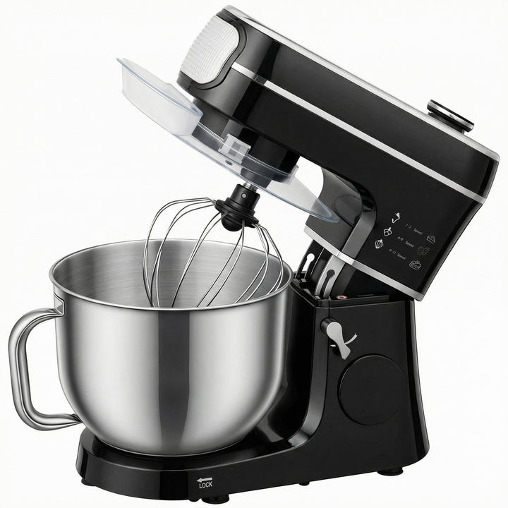 Stand Mixer, 6L 1400W Tilt-Head Food Mixer with 11 Speeds, Pulse &amp; Fer