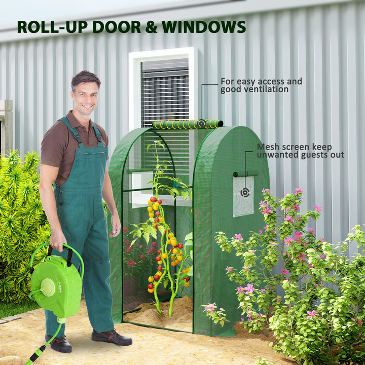 94 x 94cm Mini Portable Greenhouse - Green