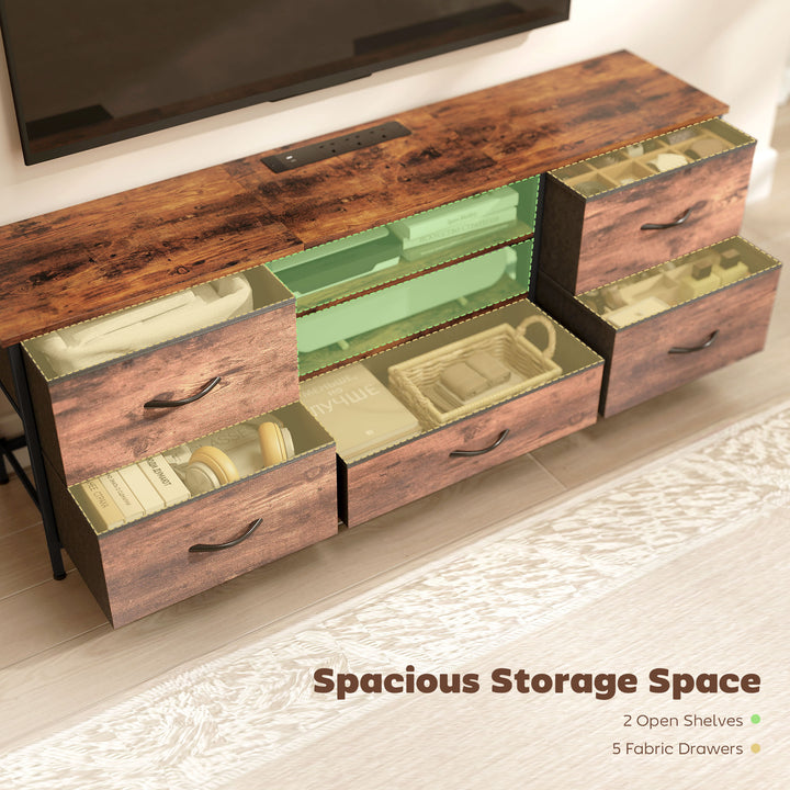 Multi-Storage Industrial TV Stand